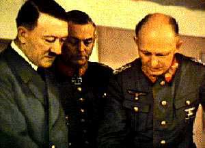 Гитлер, Кейтель и Йодль у карты